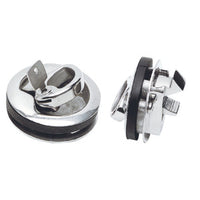 Flush pull latch AISI316 w/stop with lock