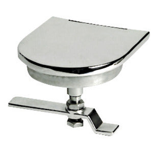 Lift and turn latch with cover