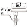 Cam Latch flush latch w/lock
