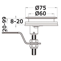 Cam Latch flush latch w/lock