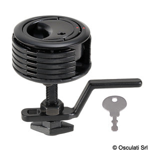 Eclipse MK2 60 flush latch SS black w/lock