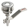 Flush latch for winch handle