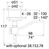 Flush latch for winch handle