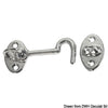 Chromed brass doorstop hook 60 mm