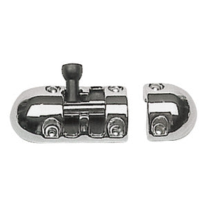 Chromed brass bolt lock 85x31 mm