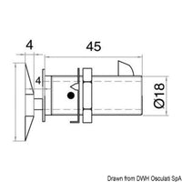 Flush Lock square Typ A