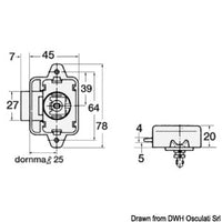 Simple nylon ratchet