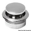Chromed brass knob 23 mm