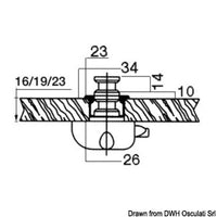 Simple nylon ratchet