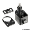 Self-Latching pushbutton spring lock