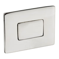 Knob + ring Rectangular chromed ABS