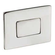 Knob + ring Rectangular chromed ABS