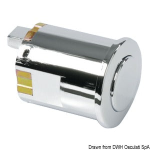 Knob, chrome finishing