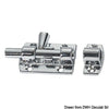 Cast chromed brass blocking latch 60 mm