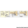 Snap lever lock - white