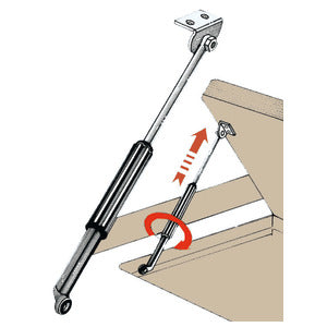 Telescopic adjuster 220/480 mm