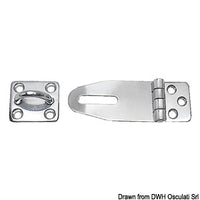 Heavy duty Hasp & Staple mirror polishedSS 33x87mm