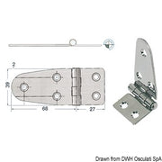 Hinges 2 mm thickness