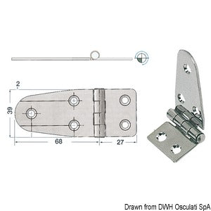 Hinges 2 mm thickness