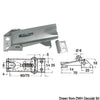 Adjustable faired lever latch