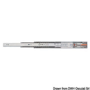 Soft-close slide for drawers 404-400mm