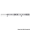 Soft-close slide for drawers 455-450mm