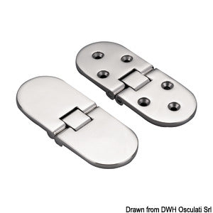 Microcast hinge 100 x 40 mm