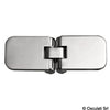 Foldable precision hinge, 180° rotation and screw cover