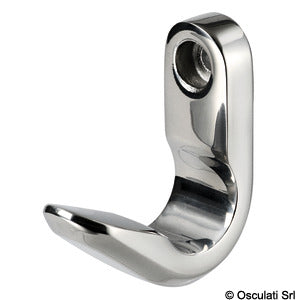 High-resistance single-screw hook