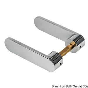 Nauta R handle polished AISI316 8 mm