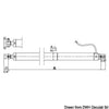 Ulysses stay for hatches 24 V 180 mm