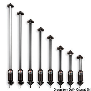 LENCO linear powered stay 610/813mm 12V