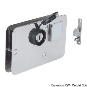 Universal RIGHT/LEFT lock for sliding doors