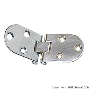 Foldable hinge 2mm 84x30 mm