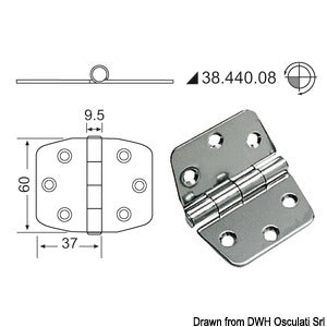 Hinges 2 mm thickness