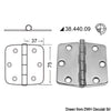 Hinges 2 mm thickness