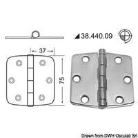 Hinges 2 mm thickness