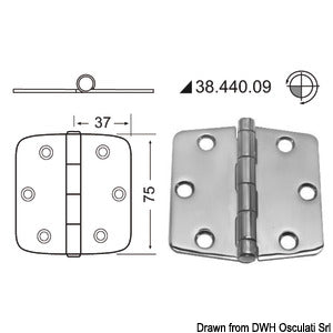Hinges 2 mm thickness
