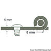 Large hinge 130x100 mm