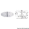 Large hinge 230x100 mm
