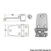 2-mm overhang hinges