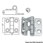 2-mm overhang hinges