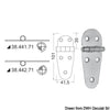 Hinge standard pin 101x41,5 mm