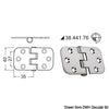 Hinges 2 mm thickness
