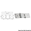 2-mm overhang hinges