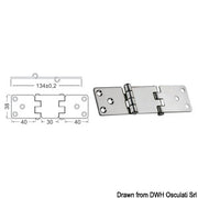2-mm overhang hinges