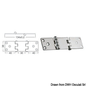 2-mm overhang hinges