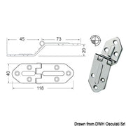 Hinges 2,5 mm
