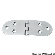 Hinge reversed pin heavy duty 160x60 mm