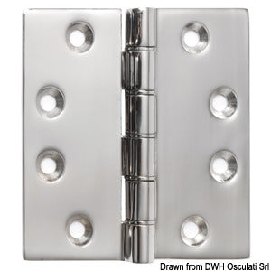 SS hinge 102 x 102 x 4 mm